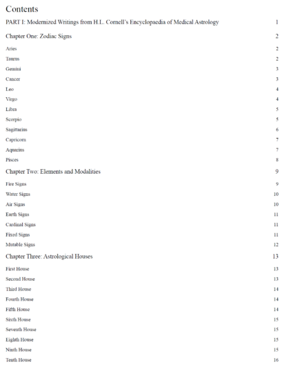 Electronic Book—Wellness With Astrology: Modernized Writings from H.L. Cornell and G.W. Carey (2024) - Image 2